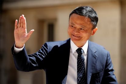 Jack Ma, fundador de Alibaba en una cumbre en París, Francia, en mayo de 2019.