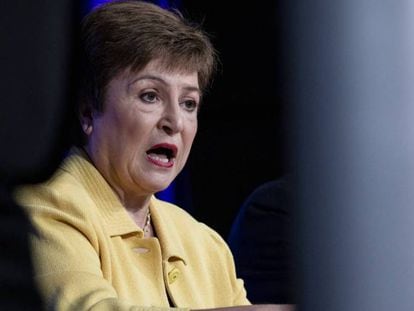 La directora gerente del Fondo Monetario Internacional (FMI), Kristalina Georgieva, en una imagen de archivo.