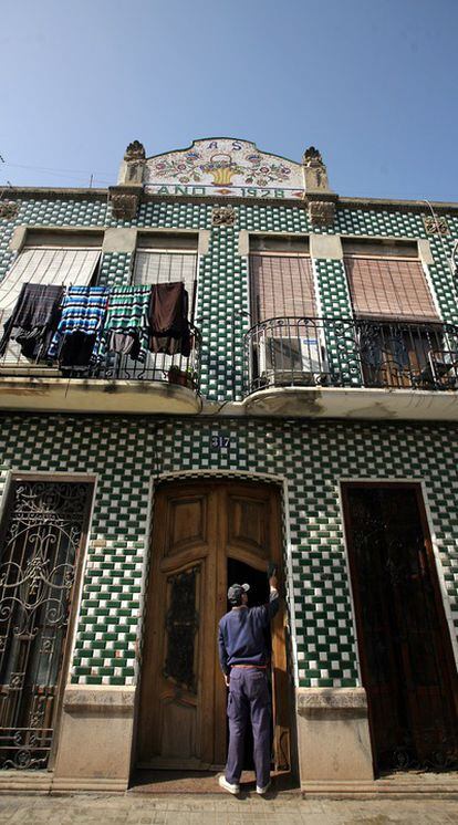 Edificio del barrio marinero de El Cabanyal.