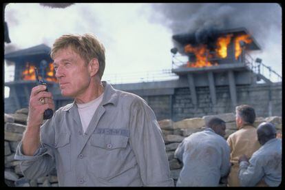 Robert Redford en un fotograma del filme "La última fortaleza", dirigido por Rod Lurie, en 2001.
