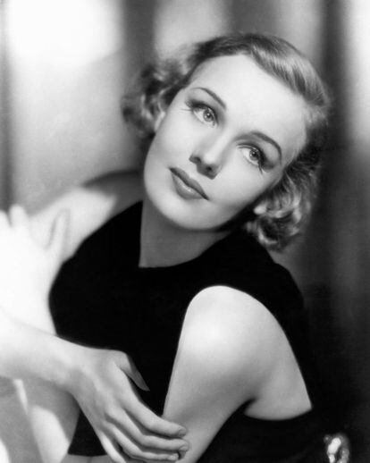 La actriz en los años 40.