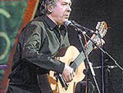 El veterano cantautor Paco Ibáñez.