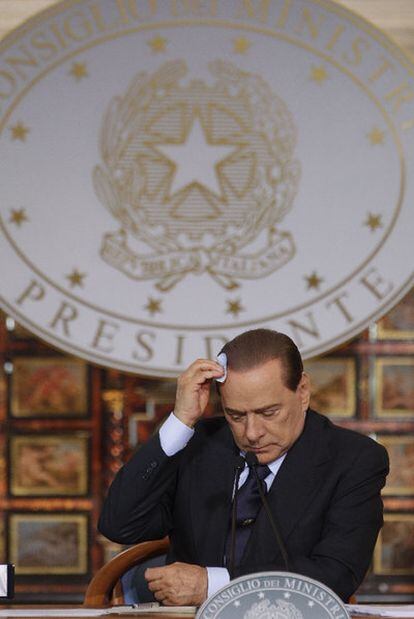 El presidente del Gobierno italiano, Silvio Berlusconi.