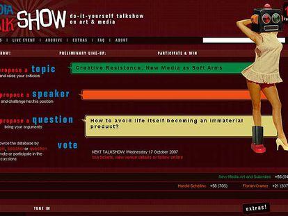 'Cool media hot talk show'.