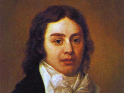 Retrato de Samuel Taylor Coleridge (1772-1834). Fue uno de los fundadores del Romanticismo en Inglaterra.