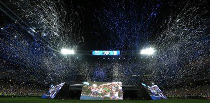 El Bernabéu tras la conquista de la Duodécima.