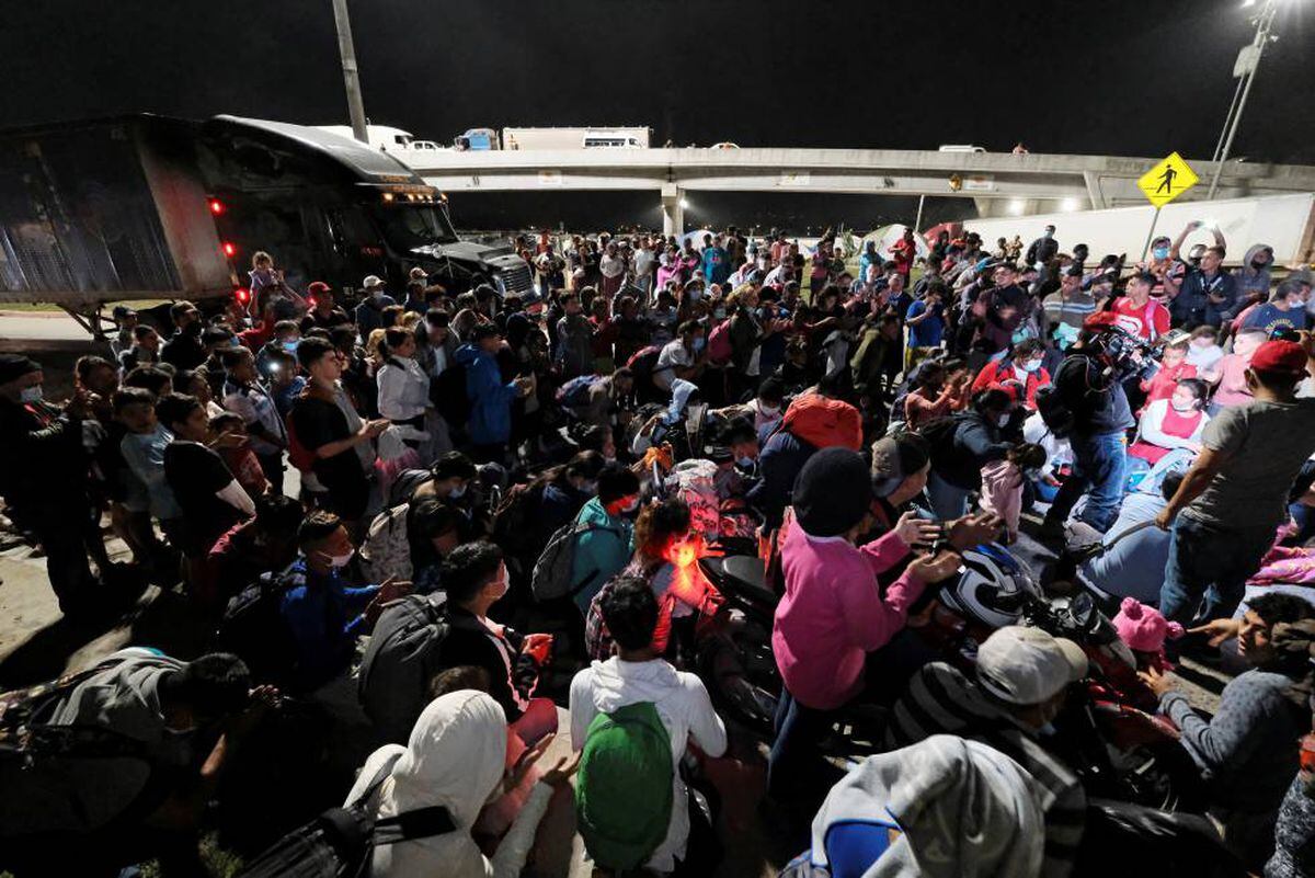 La nueva caravana de migrantes de Honduras en im genes Fotos