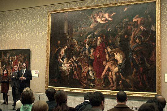 El cuadro 'La adoración de los Magos', de Rubens, en el Museo del Prado.