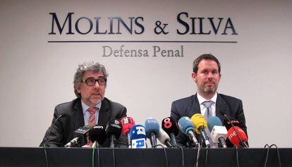 Los abogados Jordi Pina y Nico Krisch.