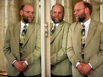 Ian Wilmut, creador de la oveja <i>Dolly,</i> en 2003.
