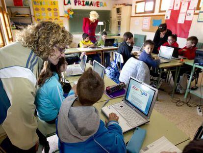 Niños en una escuela