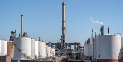 Refinería de Total en Amberes (Bélgica).