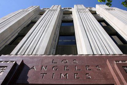 Fachada de la sede central de<i> Los Angeles Times,</i> en el <i>downtown</i> angelino.