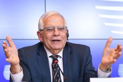 Josep Borrell, on Monday in Luxembourg.