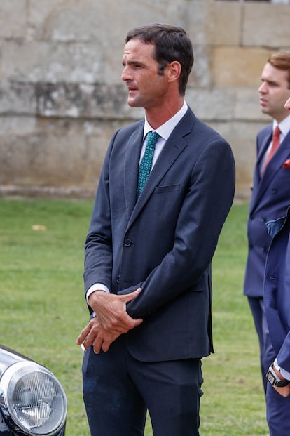 José Bono, hijo, a su llegada al evento.
