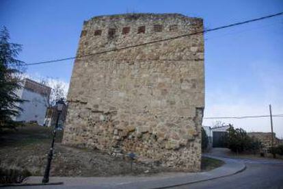 Un torreón de la muralla islámica de la localidad, anterior a la descubierta ahora.