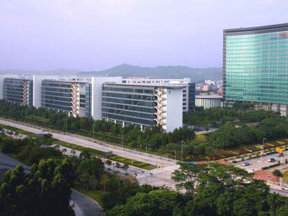 El campus de Huawei en Shenzhen.