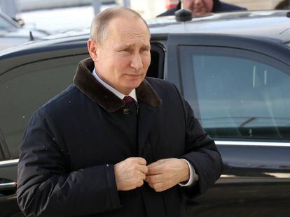 El presidente ruso, Vladimir Putin, este viernes 2 de marzo.
