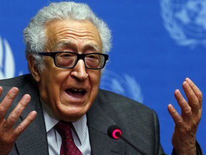 El enviado especial de la ONU para Siria, Lakhdar Brahimi, dimite