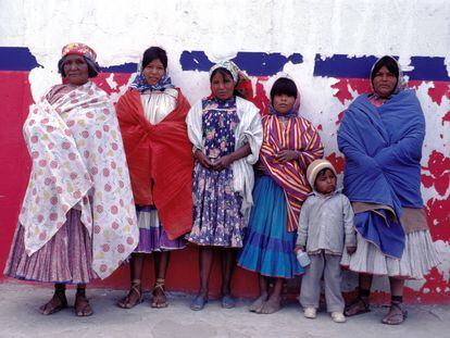 Imagen de archivo de indígenas rarámuris en Ciudad Juárez.