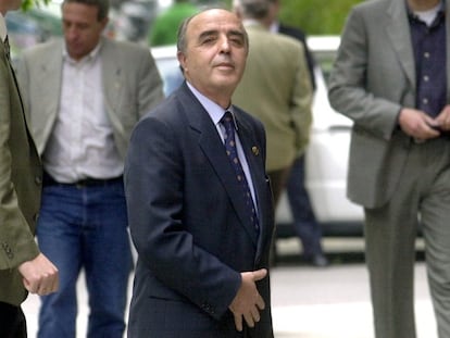 El exgeneral de la Guardia Civil Enrique Rodríguez Galindo, en mayo del año 2000, poco antes de su ingreso en prisión por el 'caso Lasa y Zabala'.