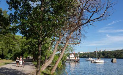 Un paseo del parque de Tantolunden, en Estocolmo.