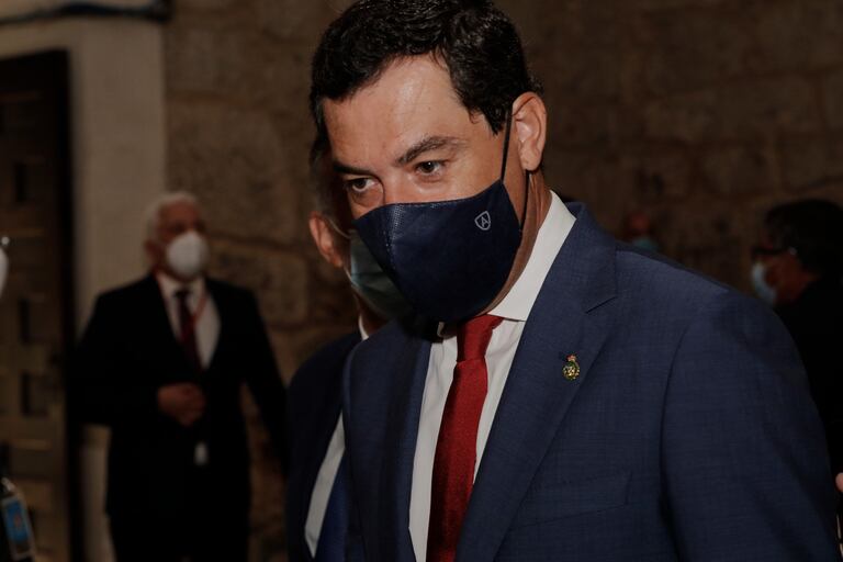 El presidente de la Junta de Andalucía, Juan Manuel Moreno.