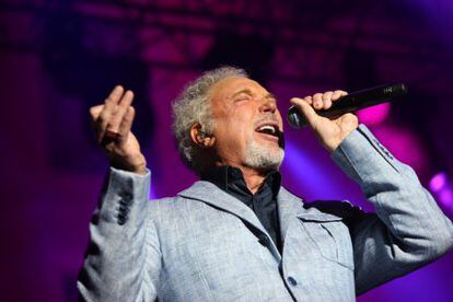 Tom Jones en el concierto del Festival Jardines de Pedralbes