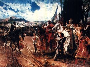 ‘The Surrender of Granada,’ by Francisco Pradilla.