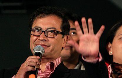 Gustavo Petro, el 13 de enero en Bogot&aacute;.