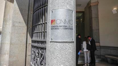 Sede de La Comisión Nacional de los Mercados y la Competencia (CNMC) en la madrileña calle de Alcalá.