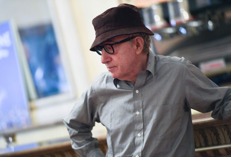 Woody Allen, en julio de 2019 en Milán, en la rueda de prensa de la ópera 'Gianni Schicchi', de Giacomo Puccini, dirigida por el neoyorquino.
