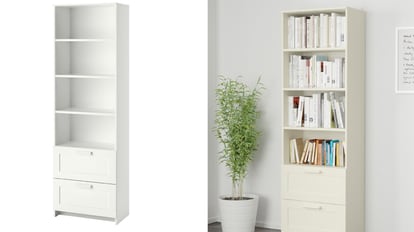 La serie BRIMNES, de Ikea, otorga un estilo alternativo que cubre muchas de las necesidades de almacenaje.