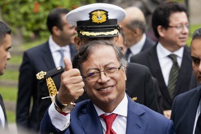 Gustavo Petro, presidente de Colombia, este agosto.