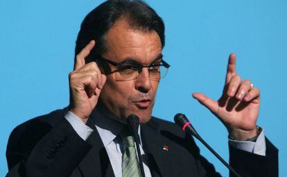 Artur Mas, en la Cámara de Comercio de Tarragona.