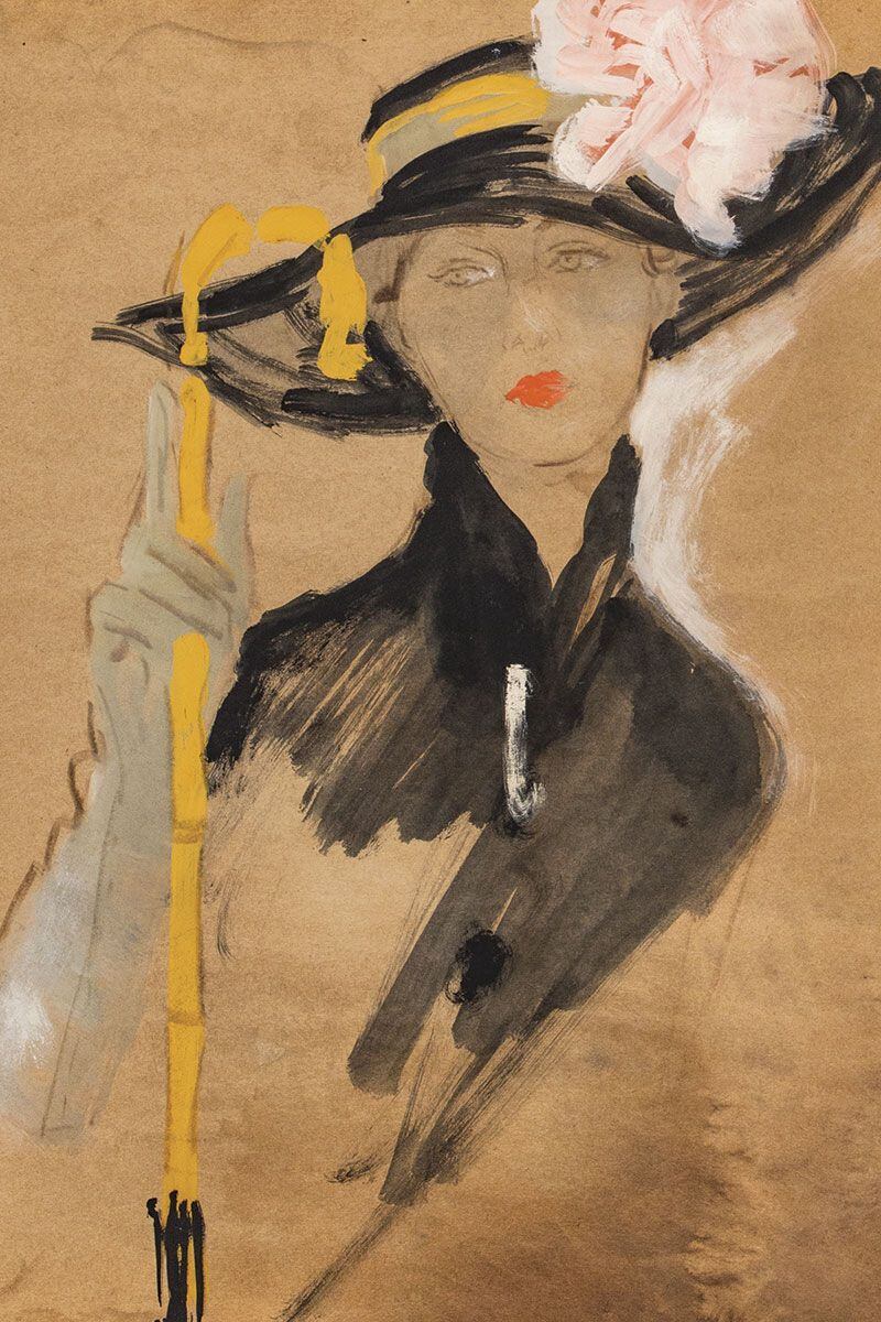 ‘A Picture Hat, and Malacca Cane’ (c. 1955)