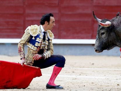 Desplante de El Cid ante un victorino el 18 de marzo de 2018 en Las Ventas.