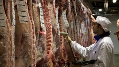 Matadero de vacas del Grupo Coren en Lugo.