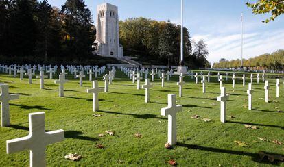 Cementerio estadounidense de Aisne-Marne American Cemetery.