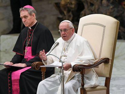 El papa Francisco preside una audiencia este mi&eacute;rcoles en el Vaticano.
