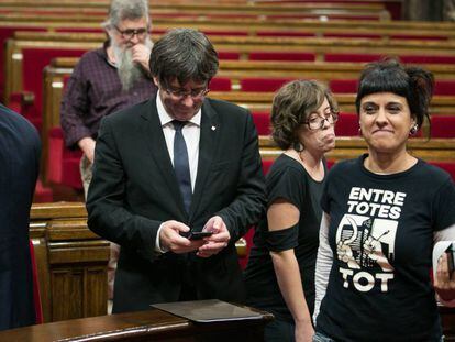 Diputadas de la CUP al Parlament.