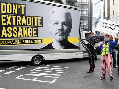 Una imagen del documental 'The War on Journalism: The case of Julian Assange'.