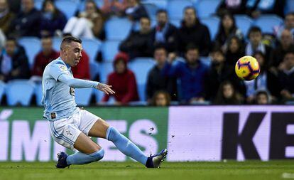 Iago Aspas, esta temporada contra el Eibar.