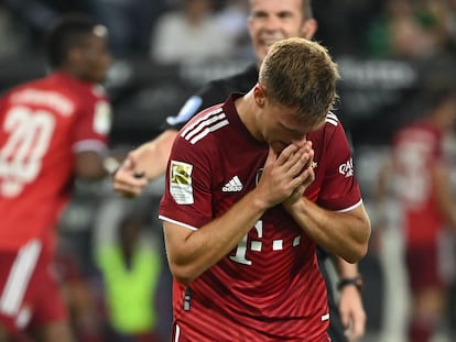 Kimmich después del partido ante el Borussia Monchengladbach este viernes.