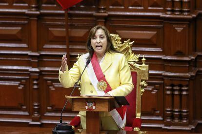 La nueva presidenta de Perú, Dina Boluarte.