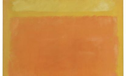 'Untitled (Yellow, Orange, Yellow, Light Orange') de Rothko.