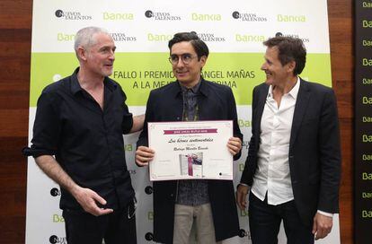 De izquierda a derecha: José Ángel Mañas, Rodrigo Murillo y Jean Laurent Poitevin.
 
 
 
 