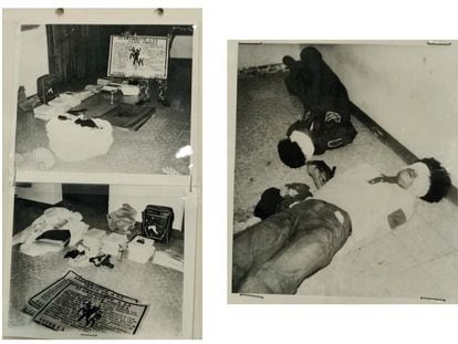 Personas detenidas-desaparecidas en el interior del centro clandestino que operaba en las instalaciones del cuartel de la 9ª Zona Militar en Culiacán (Sinaloa), en una imagen de 1978.