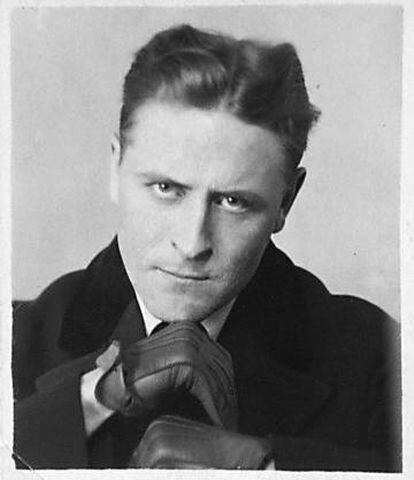 El escritor Francis Scott Fitzgerald.