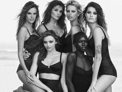 Cinco décadas de supermodelos en Pirelli